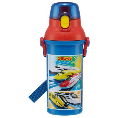Skater Garrafa de Água 480ml Plarail 24 para Crianças Plástico Antibacteriano Adequado para Crianças Leve Fabricado no Japão PSB5SANAG-A