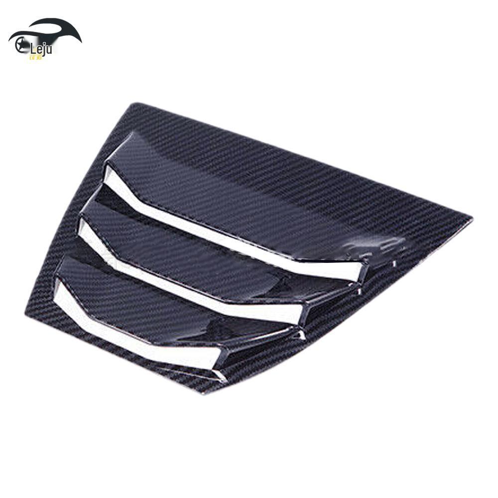 Glänzend schwarze hintere Seitenfensterlamellen für Mazda 3 Axela 2014-2019