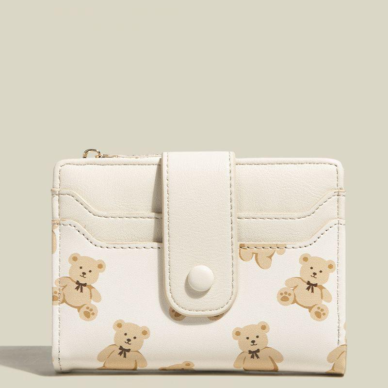 2025 Cute Japanese-Style Cat Coin Purse: Slim, Foldable, Short Wallet for Women