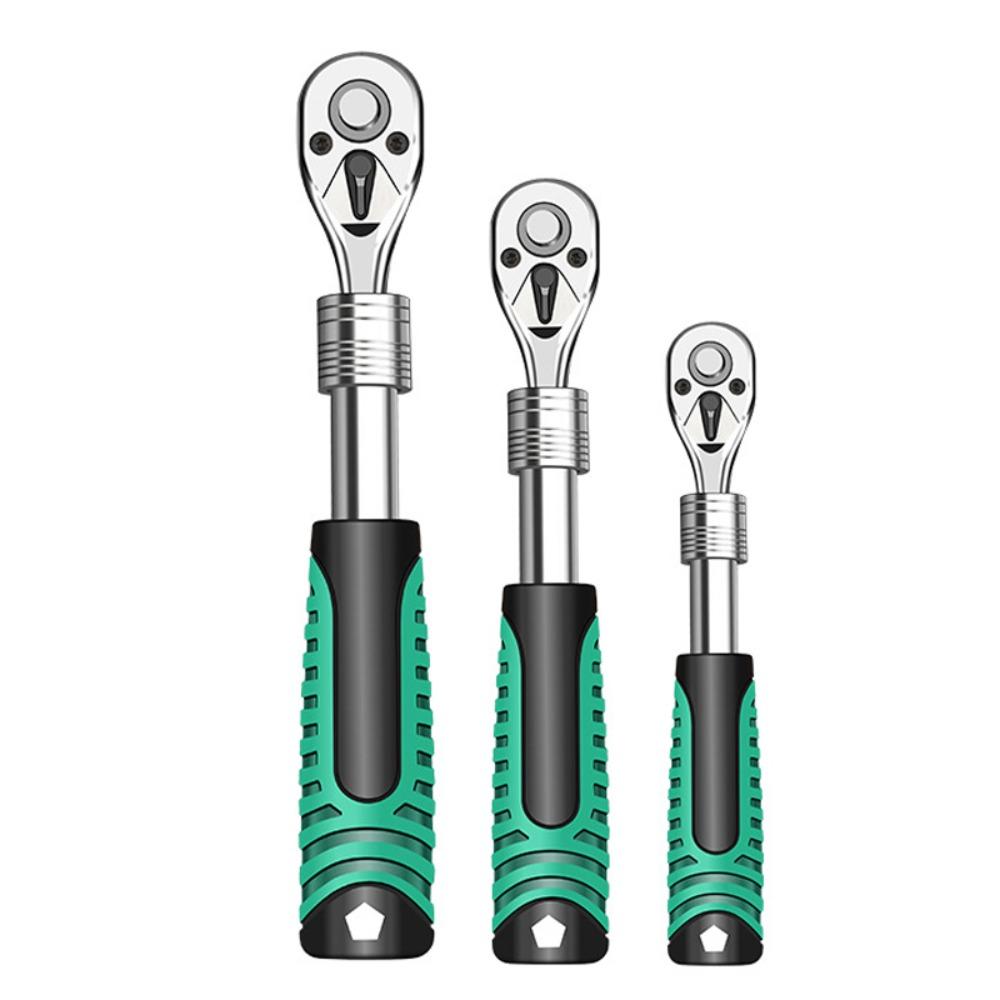 1/4" 3/8" 1/2" Right Angle Wrench 72 Teeth Socket Spanner New Ratchet Wrench Hand Tools