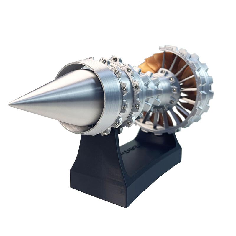 Mini-Turbofan-Triebwerk Luftfahrtmodell Wissenschaftsexperiment Düsentriebwerksmodell Wissenschaftsspielzeug für Teenager Lernen Bildung