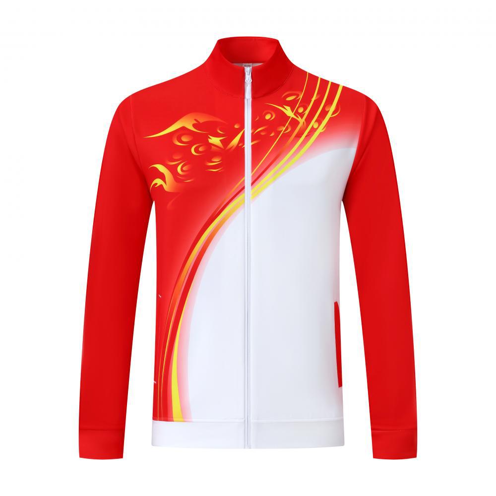 Unisex Autumn/Winter Table Tennis & Badminton Sports Jacket Set - Casual Coach & Team Uniform