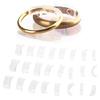 24pcs Easy To Use Silicone Ring Size Modifier for Loose Jewelry Practical Waterproof Ring Fitter Adjustable Ring Guard
