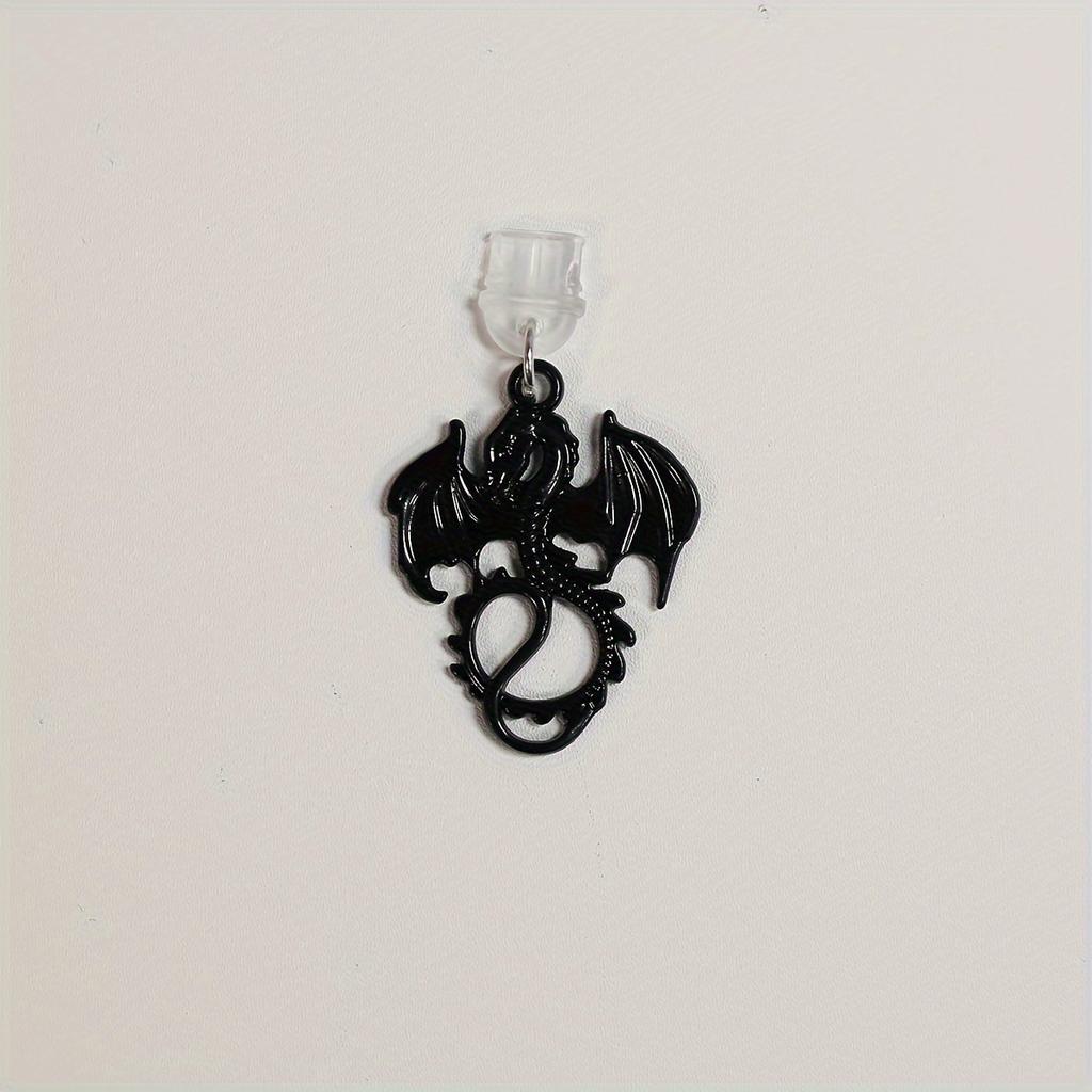 Flying Dragon Pendant Keychain Phone Dust Cover Decorative Accessory Suitable for IPhone for Samsung Type-C Charging Port