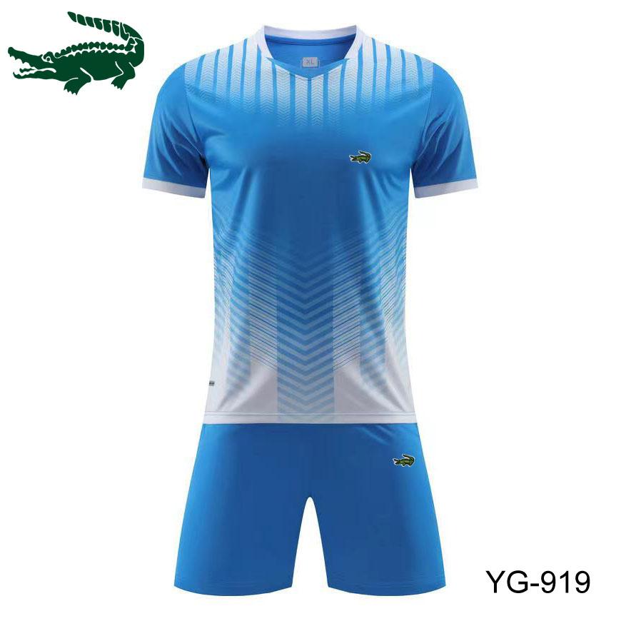 

2024 весна/лето новый вышитый логотип футбольный баскетбольный тренировочный комплект спортивный комплект для бега