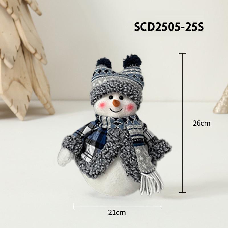 Mittelmeer Blau & Weiß Weihnachtsmütze Figuren Ornamente und Puppen