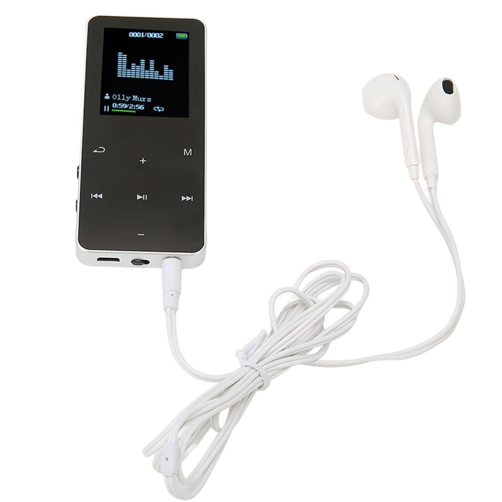 MP3-Player 8G Bluetooth 4.2 1,8 Zoll Bildschirm Rauschunterdrückung Verlustfrei Tragbarer MP4-Player