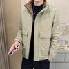 Down Jacket% White Duck Down Men's Winter New Anti-wrinkle Stand-up Collar Loose Men's Cold-resistant Jacket