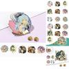 Vibrant Genshin Impact Character Badge High Quality Metal Brooch For Game Fans