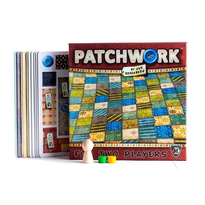 Englische Version Patchwork Strategie/Puzzle Familienbrettspiel für zwei Spieler ab 8 Jahren