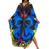 Women's Dress, Colorful Floral Prints, Vacation Loose Robe, Bikini, Sun-protective Smock