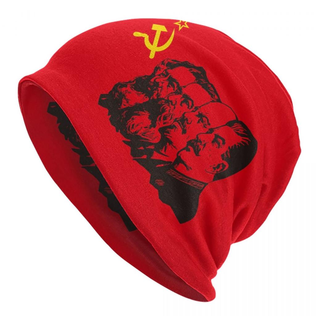 Allied Nations Joseph Stalin Skullies Beanies Caps  Unisex Winter Warm Knitted Hat Adult USSR Communist Russia Bonnet Hats