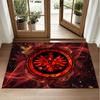 Eintracht Frankfurt Football Design Crystal Velvet Rug Soft Decorative Mat for Bedroom Entrance