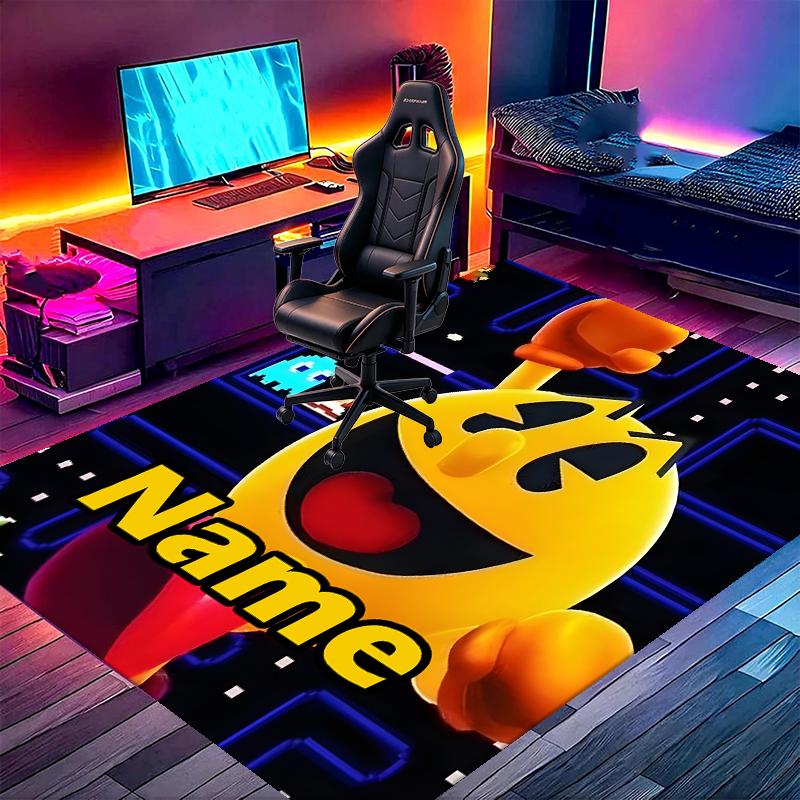 Custom Name Personalized PAC Print Carpet, Versatile Home Decor Rug, for Playroom, Apartment, Balcony, Entryway, Hallway Gift