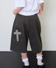Isjabaibeu Cross Pocket Bermuda Pants - Charcoal