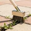 Long Handle Weeding Brush Steel Wire Bristles Garden Brush Scratch Brush  Moss Removal