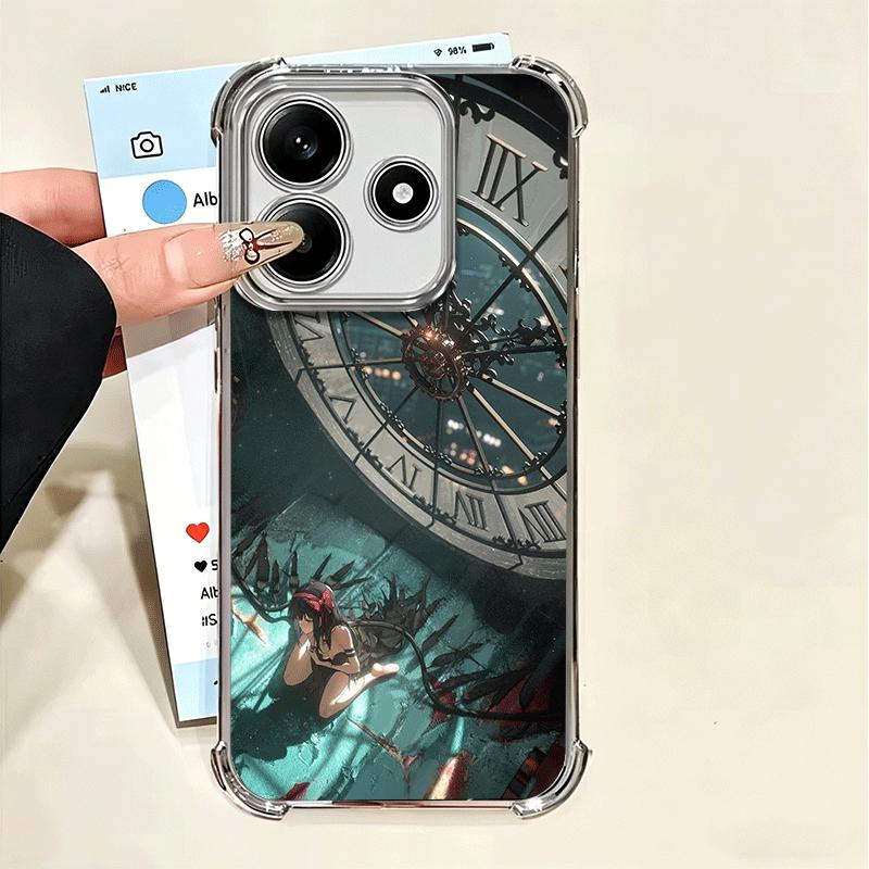 

Madoka Magica Homura Soft Phone Case For Xiaomi Poco X7 X8 Pro Max X6 X5 X3 F8 Ultra F7 M8 M7 M5S Redmi 15C 15A 15 14C 13C 12C 1 Xiaomi Poco M8