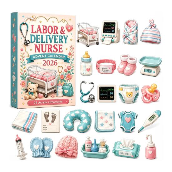 Weihnachtsgeschenk für Kinder 2026 Berufe Adventskalender, 24-Tage Countdown-Box mit Mini Berufs-Schreibtisch-Display Sammlerfiguren, Gemeinschaft