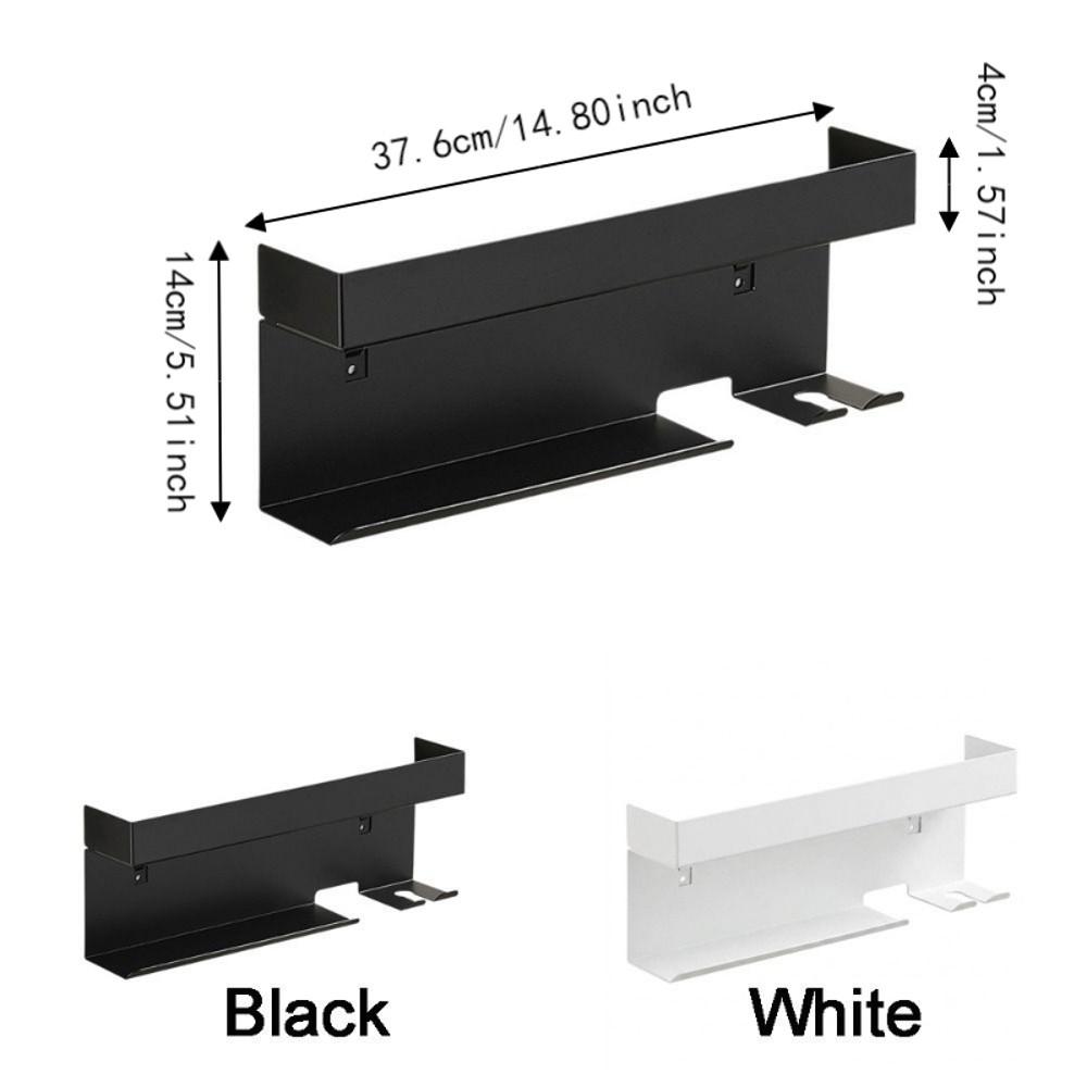 Wall Mounted Curling Iron Storage Rack No Drill Hair Tool Holder  Apartment Use