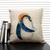 Cute Cartoon Animal Cushion Cover Funny Penguin Pillow Case Bedroom Living Room Sofa Decoration Pillowcase 45x45 Children's Gift