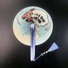with Tassel Chinese-Style Shell Fan Magnetic Plastic Handle Retro Handheld Fan  Home Decoration
