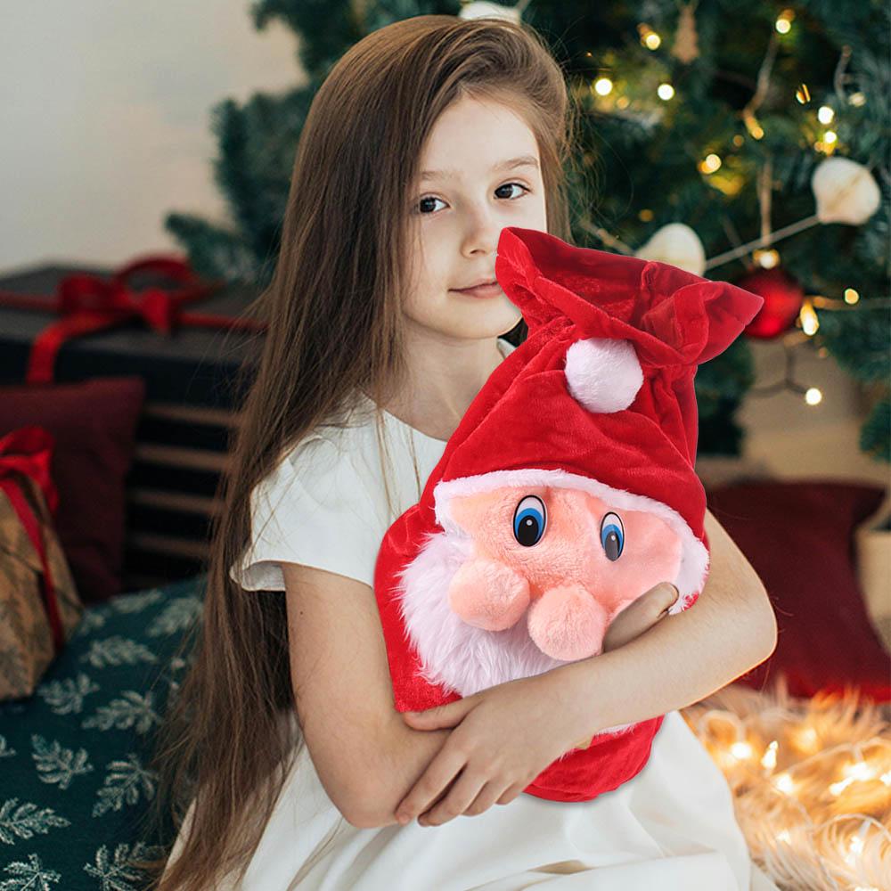 Velvet Christmas Gifts Bag Santa Claus Gifts Storage Pouch Exquisite Plush Candy Bags  Friends