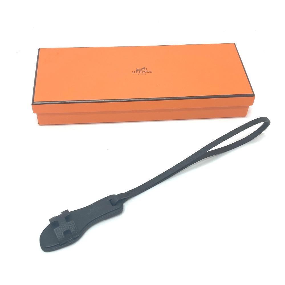 HERMES Sandals Oran Nano Thor Black Key Holder Monochrome Bag Charm Unused
