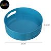 360 Storage Non-slip Tray Degree Rotating Plastic Multifunctional Cosmetic Snack Fruit Seasoning Box for Kitchen