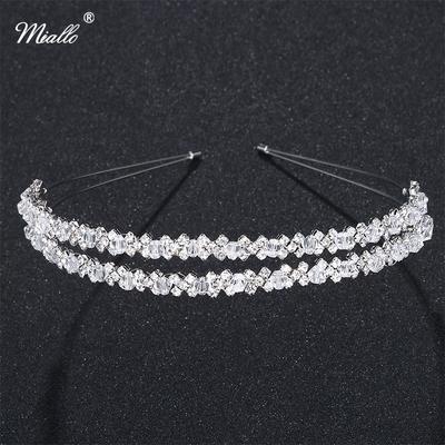 Miallo cristal strass bandeaux diadèmes perles couronnes de mariage bal cheveux accessoires femmes filles mode tête bijoux