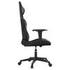 Gaming Chair Black and Gray Artificial Leather