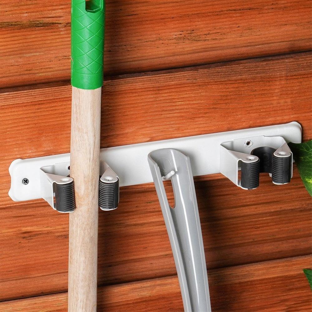 Metal Wall Holder Hanger for Mop Broom Garden Tools Hook