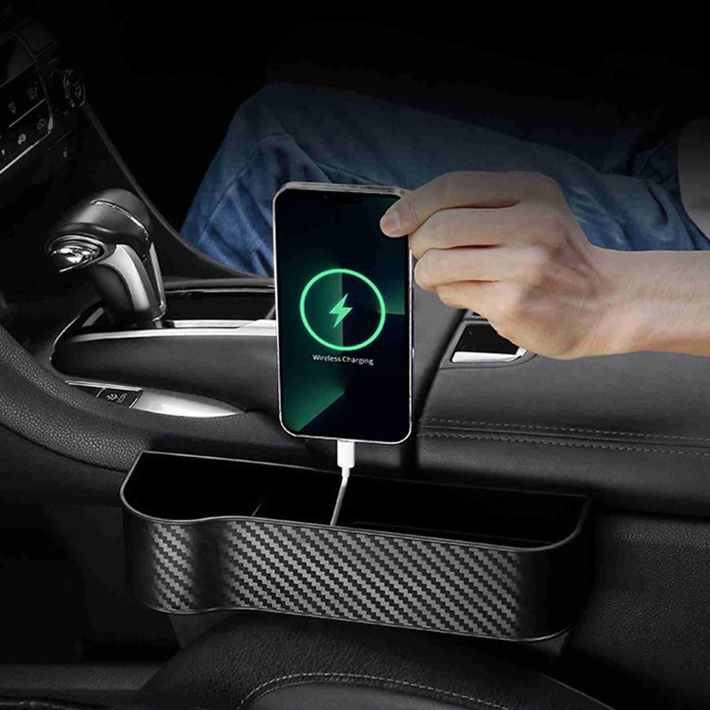 Car Seat Organizer Multifunctional Car Front Seat Storage Box, Universal Fit for Cars, SUVs and Trucks