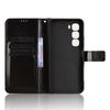 For Infinix Hot 60 5G/Hot 60i 4G Case Crazy Horse Texture PU Leather Phone Wallet Cover with Wrist Strap
