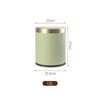 Odor-Sealing 12L Garbage Bin Press Type Living Room Dustbin Kitchen Trash Can  Garage Toilet