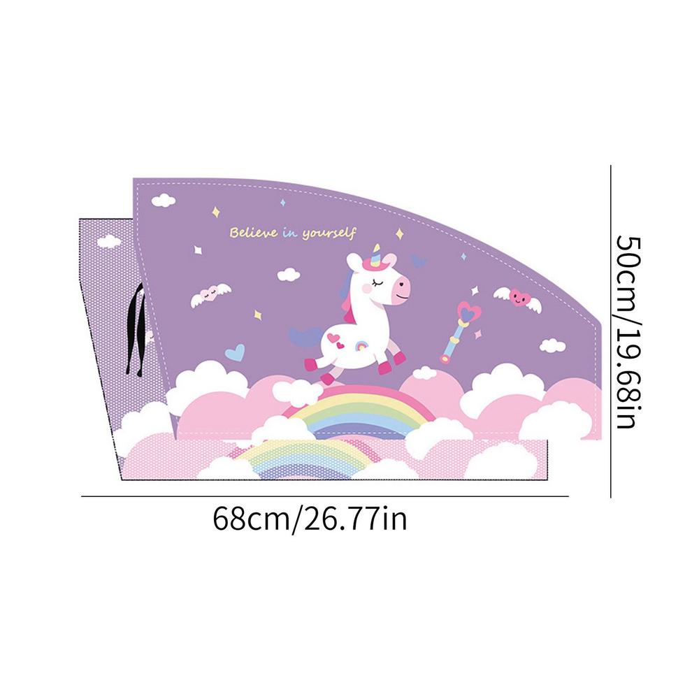 Cartoon Car Window Curtain Sun Shade Magnetic Car Sunscreen Curtain Heat Insulation Sunshade Sun Visor Auto Window Sunshade