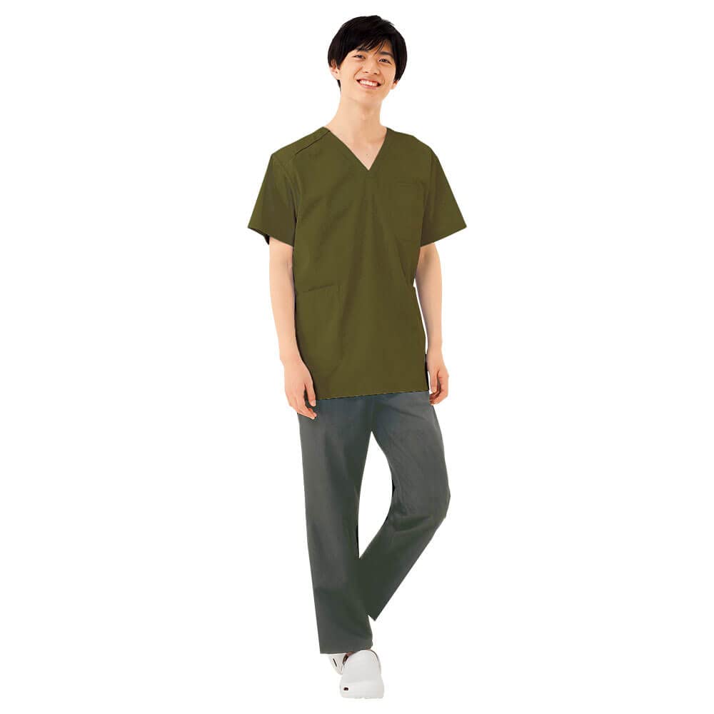 Nursery Scrub HS (Unisex) Large, Sand Beige, 9882322A