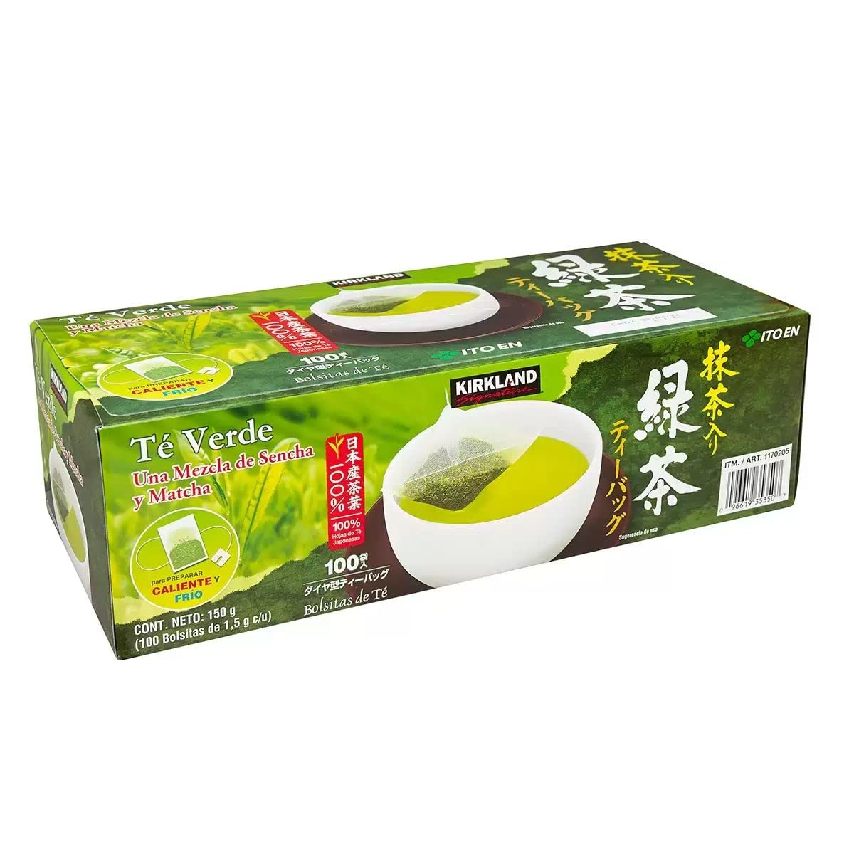 

Ito En Matcha Green Tea Tea Japanese Tea 150g x 100 Bags, 100% Leaves, (1.5g bags)