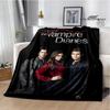 The Vampire Diaries Damon Salvatore Printed Blanket Warm Flannel Blankets Soft and Comfortable Blanket Bed Linings Birthday Gift