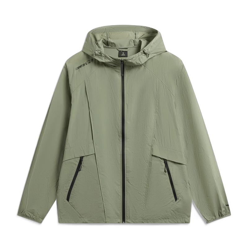 Li-Ning Men s AFDW215 Outdoor Sun & Water Repellent Windbreaker M