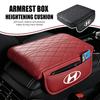 For Hyundai Leather Car Armrest Mat Center Console Arm Rest Protection Cushion Cover GDi N Line i10 Azera Genesis G70 G80 G90 PP37