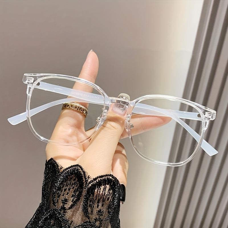 

Винтажные очки в квадратной оправе для мужчин и женщин, вдохновленные Y2K, модные очки Po Pops, идеально подходящие для вечеринок