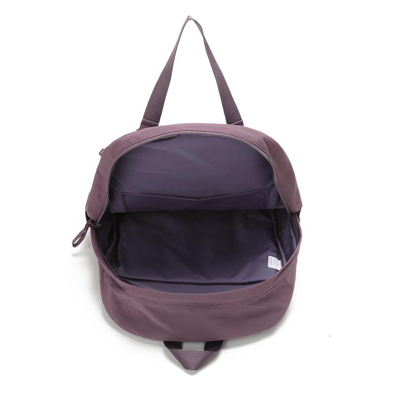 Men Solid Color Backpack Women's Large Capacity Lightweight Backpack Student Travel Bag