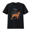 Staffordshire Terrier T-shirt Grappige Hondenliefhebber Schattige Engelse Staffy Bruin Fawn Huisdier Mama Papa Anatomie Print vintage Gewassen man