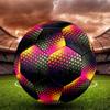 Hexagonal Gradient Colorful Hexagon Size 5 Soccer Ball Machinestitched Indooroutdoor Universal Football Surprise Collection Gift Birthdaychristmas