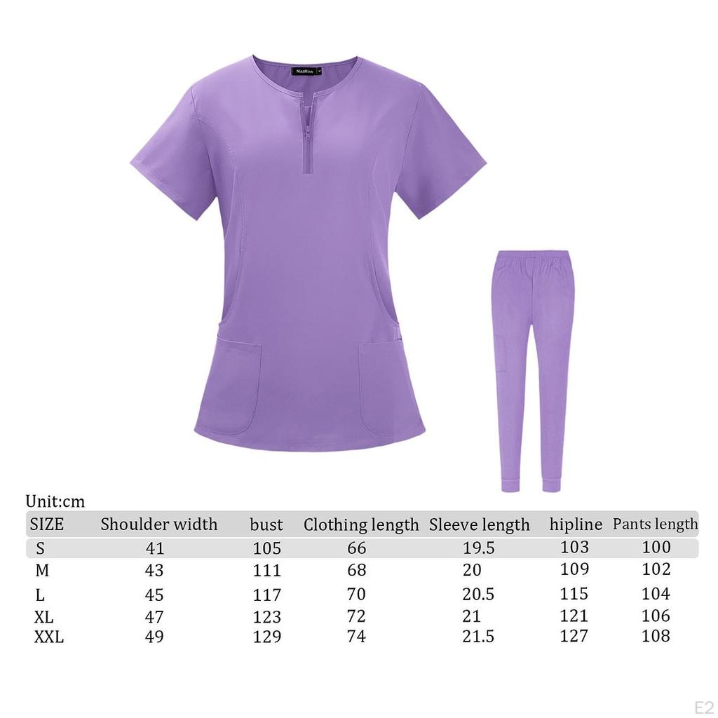 Care Uniforms Peeling Set Nurse Top And Pants Women Work Suits for Spa