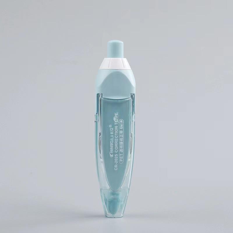 

Шкільна корекційна стрічка натискного типу, змінні стрижні, білий коректор, легко замінні корекційні стрічки, канцелярське приладдя синій