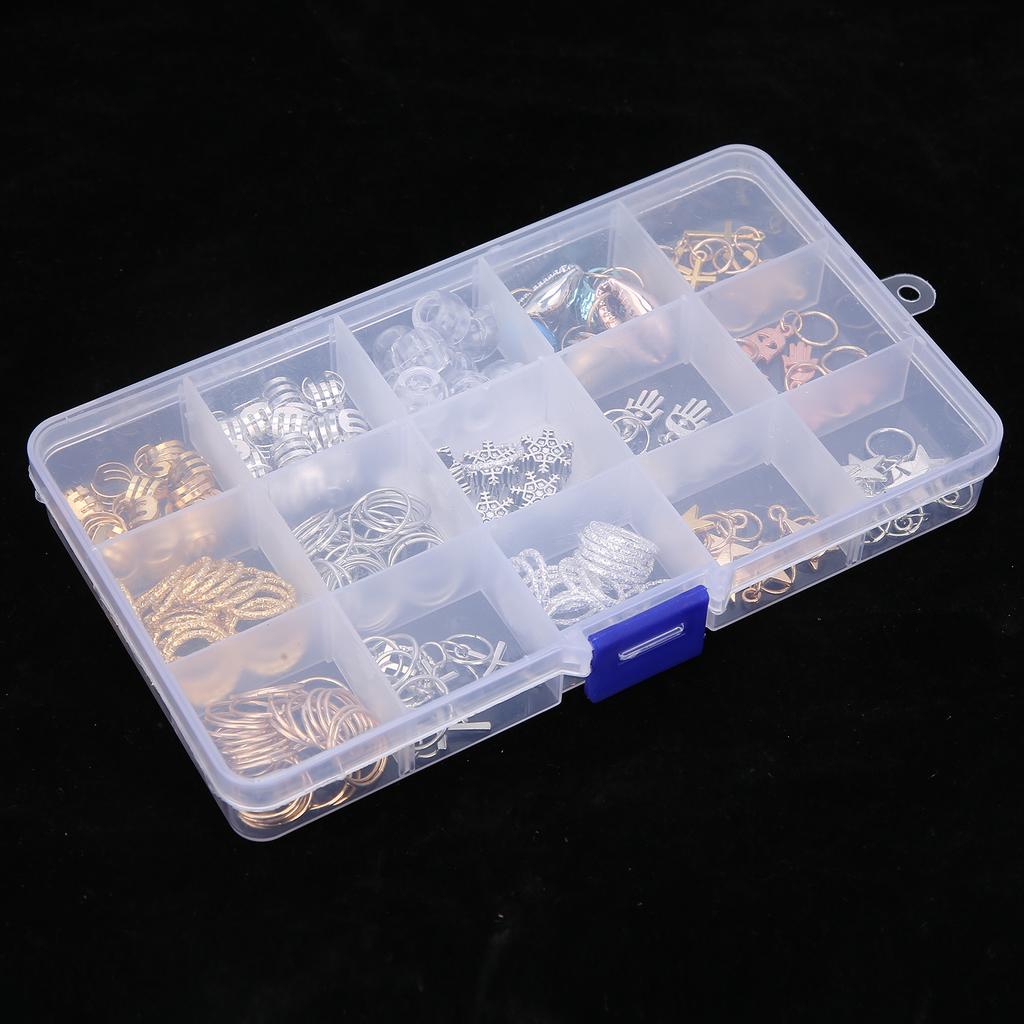 Hair Braid Rings Dreadlocks Beads Hair Rings Clip Earrings Hair Pendants Decoration Set