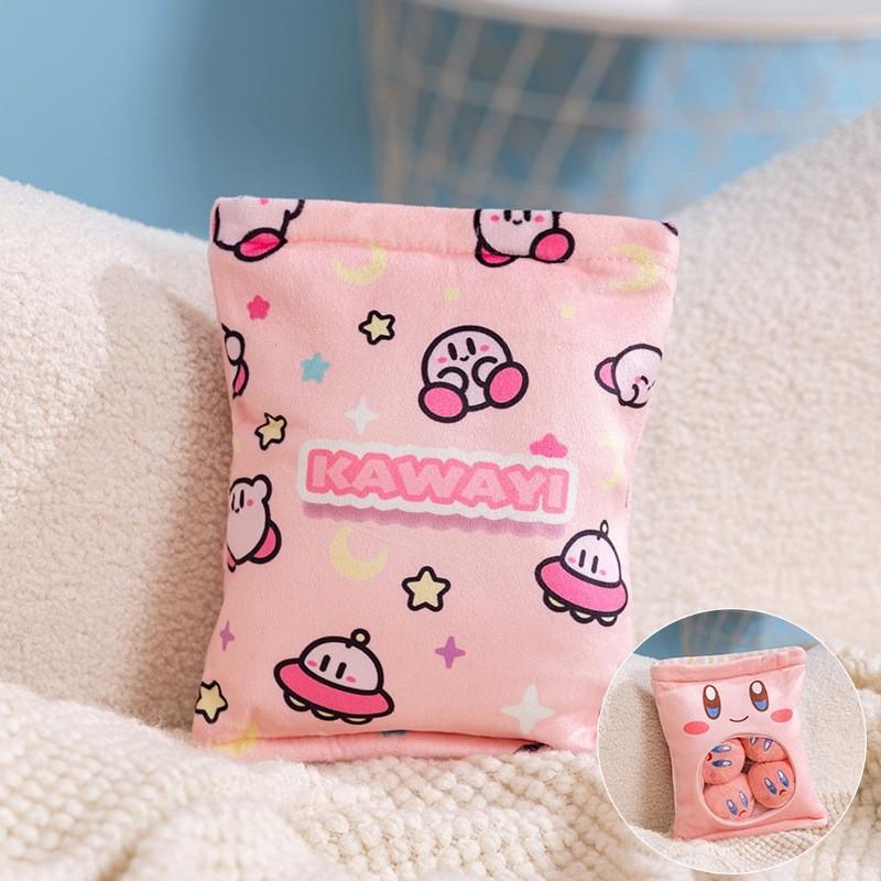 Plush Kirby Toy Cute Cartoon Durable Cloth Cover Children Play Collecting Gift