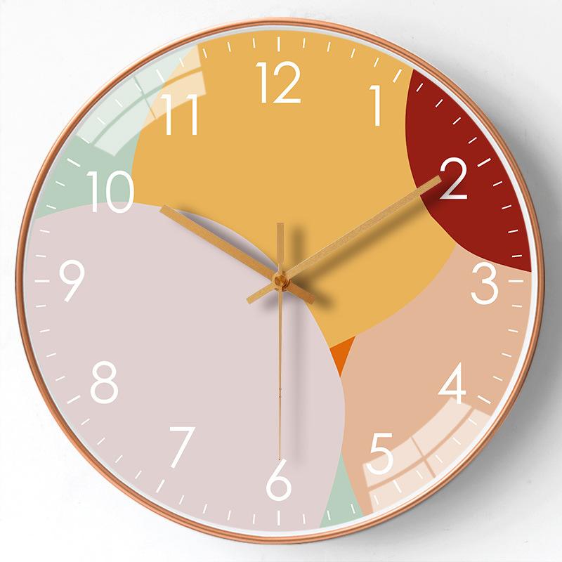 

10-дюймовые 25 см креативные современные настенные часы для интернет-знаменитостей, часы для дома, гостиной, спальни, бесшумные настенные кварцевые часы