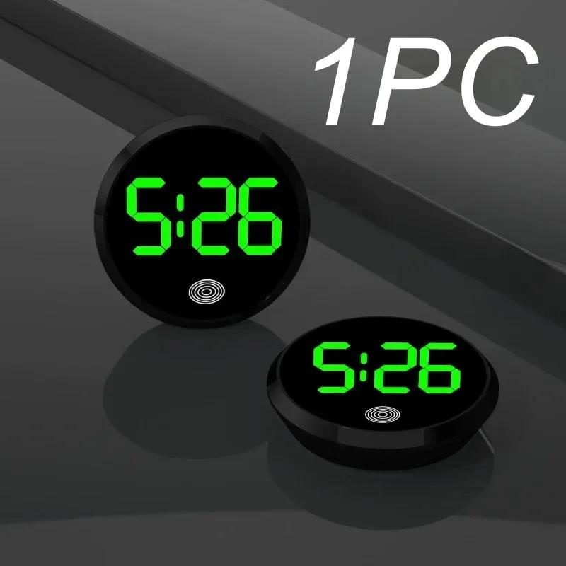 Car Dashboard Clock On Board Clock Mini Luminous Round Car Dashboard On Board Air Vent Clocks Watch Digital Easy To Read